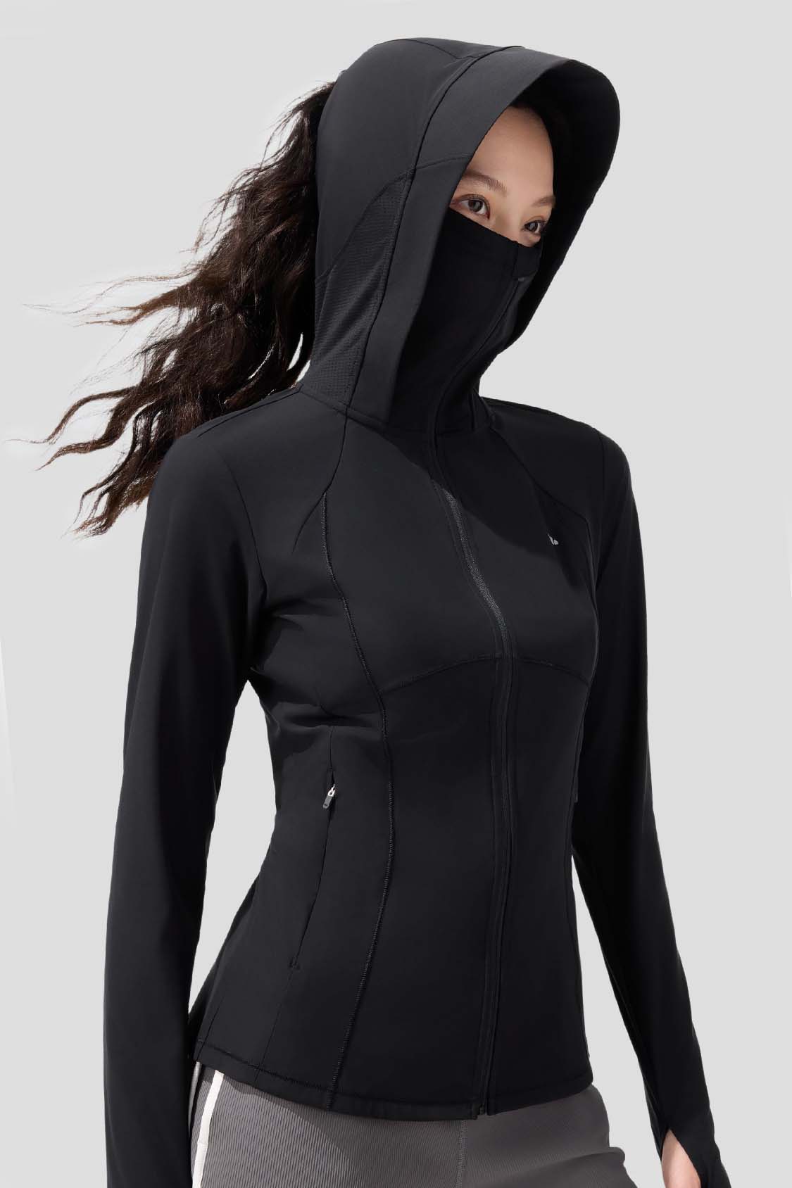 Motion Women's Cooling Quick Dry Sports Jacket UPF100+ Sun Protection - Lightweight Athletic Running Jacket for Outdoor Workouts & Summer Activities