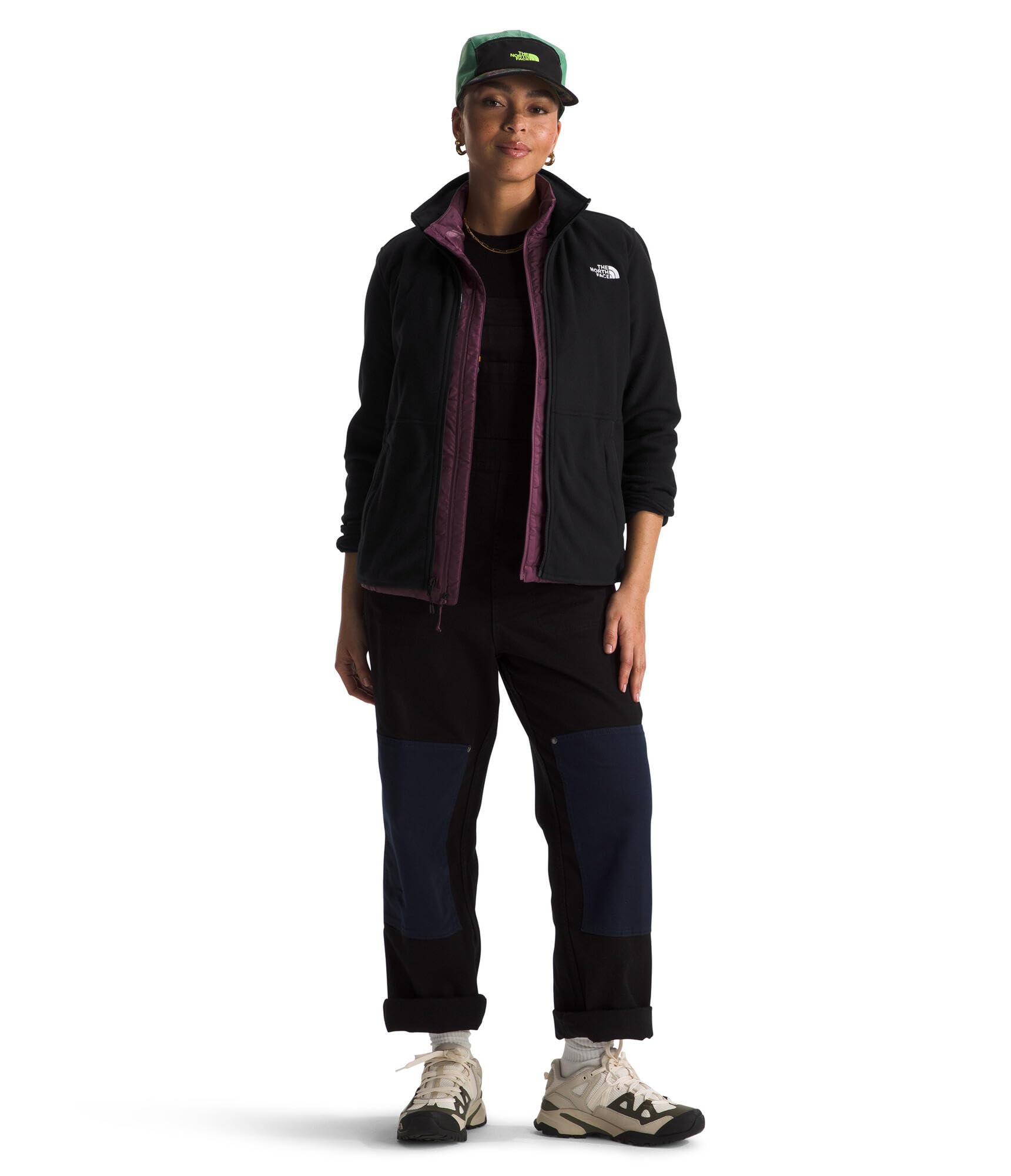 The North Face Women's Glacier Fleece Jacket - Warm Winter Fleece Pullover for Hiking, Camping & Outdoor Activities (Standard & Plus Sizes Available)
