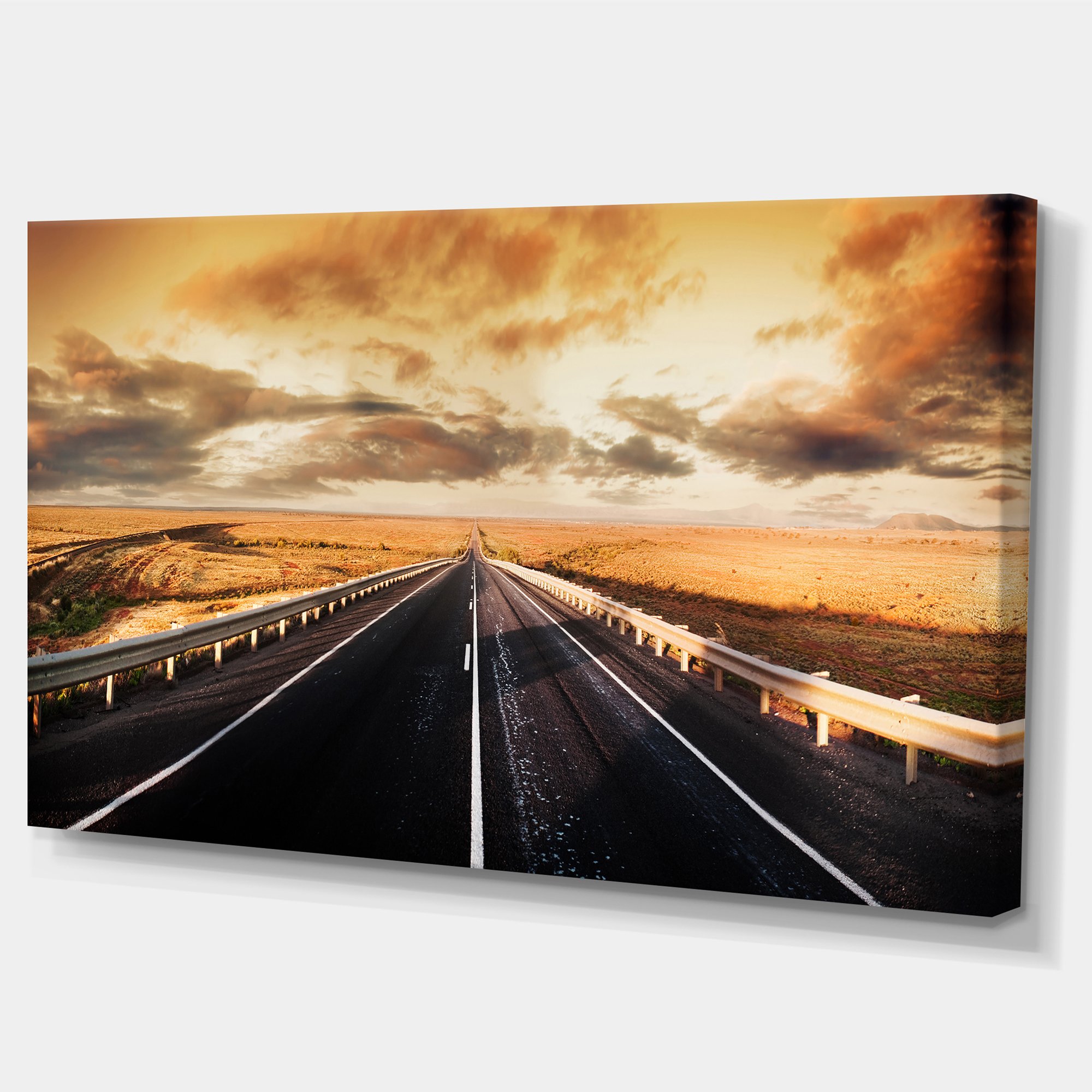 Extra Large Desert Panorama Wall Art - Stunning Landscape Canvas Print for Living Room, Bedroom & Office Decor