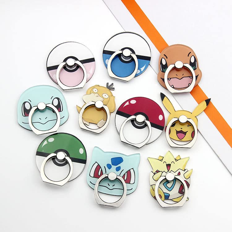 360° Rotating Acrylic Phone Ring Holder Stand - Cute Egg Design Finger Grip for Cellphones, Smartphones & Tablets - Perfect for Hands-Free Viewing, Gaming & Selfies