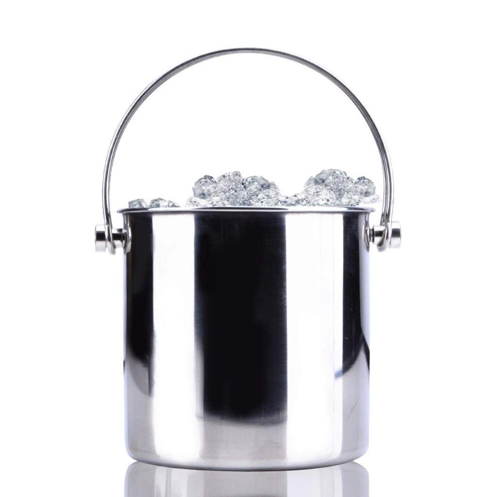 Premium Double Wall Stainless Steel Champagne Keg & Ice Bucket - Food Grade Barware for Wine, Beer & Beverage Chilling - Perfect for Weddings, Parties & Home Entertaining (Large Size)