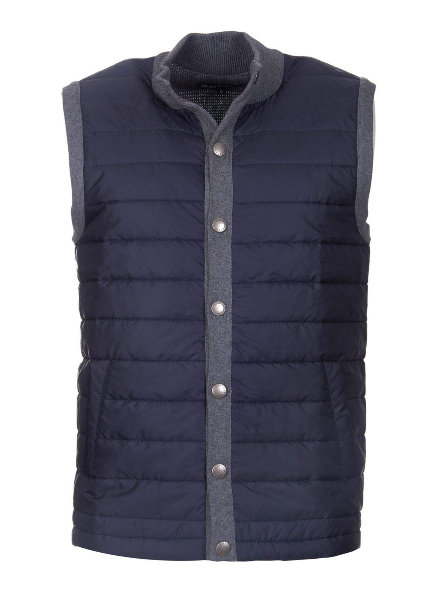 Barbour Men's Quilted Vest - Grey, X-Large Size | Warm Winter Layering Piece for Outdoor Activities & Casual Wear