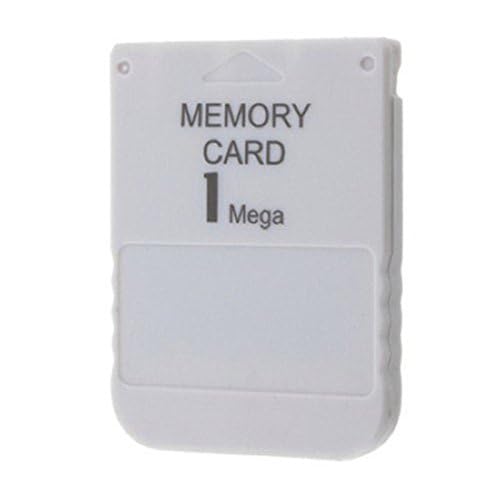 RUITROLIKER 1M Memory Card for PlayStation 1 PS1, PS2, PSX - Save Game Progress for Classic PlayStation Consoles - Perfect for Retro Gaming & Backup Storage