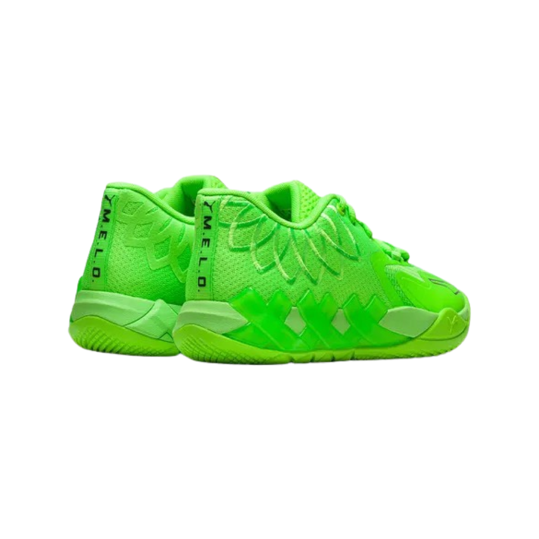 PUMA MB1 LaMelo Ball Basketball Shoes - Green Gecko & Castlerock Colorway for Men - High-Performance Sneakers for Court Play and Street Style
