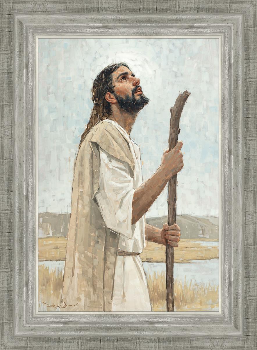 Our Shepherd By Dan Wilson - Handcrafted Home Decor for Christian Families - Perfect for Living Room, Bedroom & Gift Giving