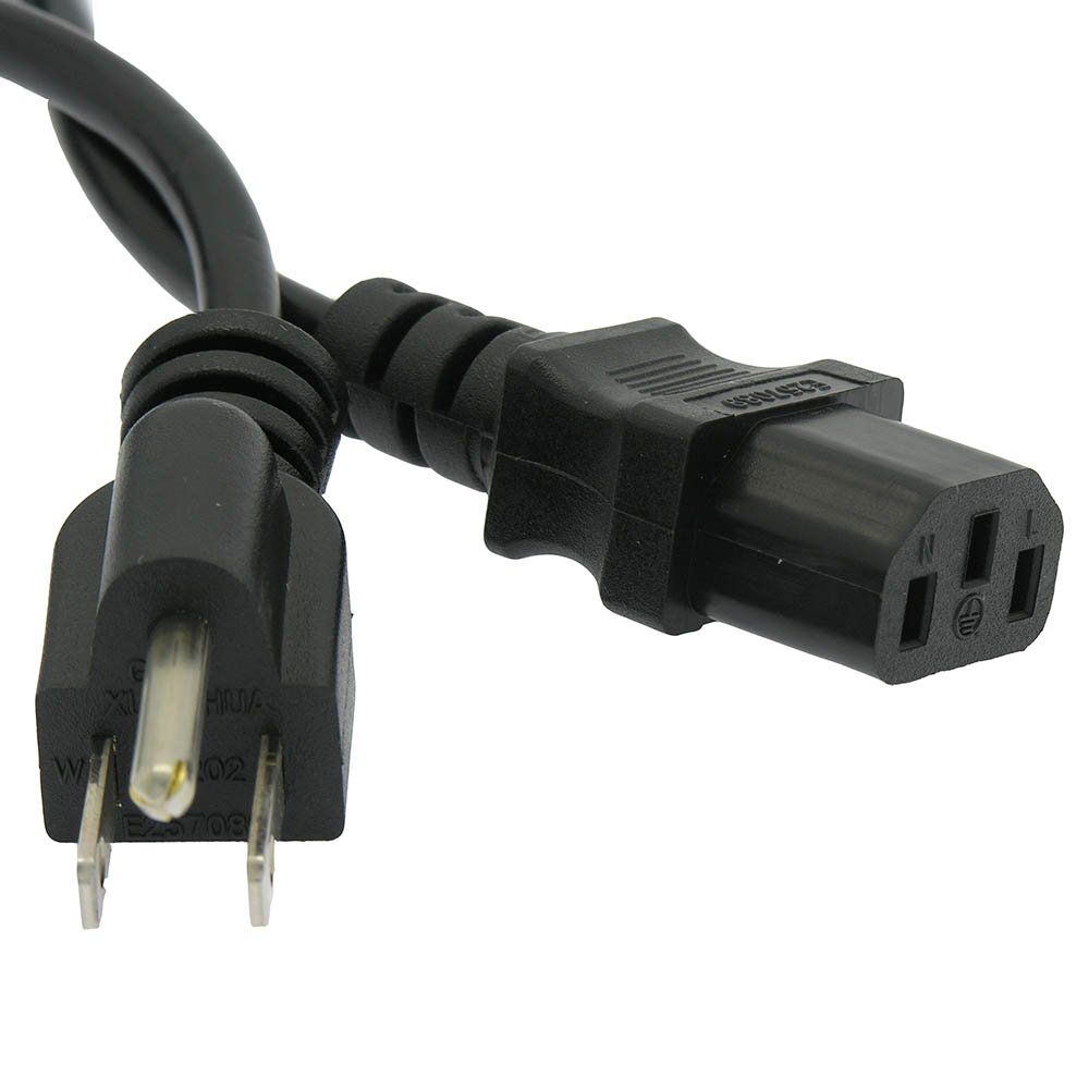 6 FT 3 Prong AC Power Cord for HP Laserjet Pro 400 Printer M401n | UL Listed Replacement Power Cable | Perfect for Office, Home & Small Business Printing Setup