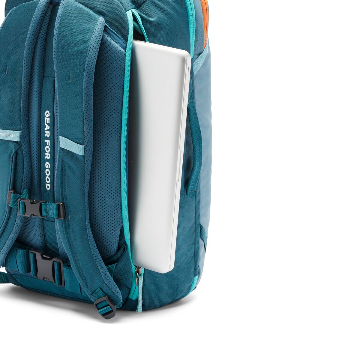 Cotopaxi Allpa 28L Travel Backpack - Lightweight Carry-On Pack for Hiking, Camping & Air Travel | Water-Resistant Blue Spruce/Abyss Color | Perfect for Weekend Trips & Outdoor Adventures