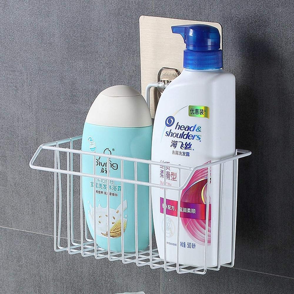 ADTALA Black Metal Iron Sponge Holder Rack for Kitchen - Rustproof Dish Sponge & Scrubber Organizer - Perfect for Sink, Countertop, and Dishwashing Area Organization