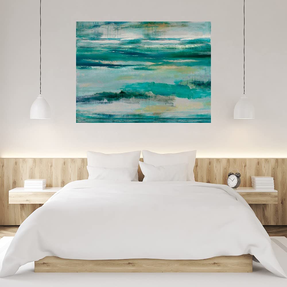 Paul Duncan Fine Art Canvas Wall Decor - Ready to Hang 43x32 Inch - Modern Abstract Painting for Living Room, Bedroom, Office & Home Decor - Perfect for Gifts, Housewarming & Interior Design