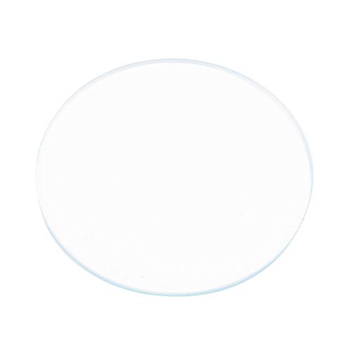 38mm Flat Watch Glass Lens - Round Watch Crystal Replacement for Watch Repair & DIY Watchmaking - Perfect for Watch Shops, Jewelers & Hobbyists