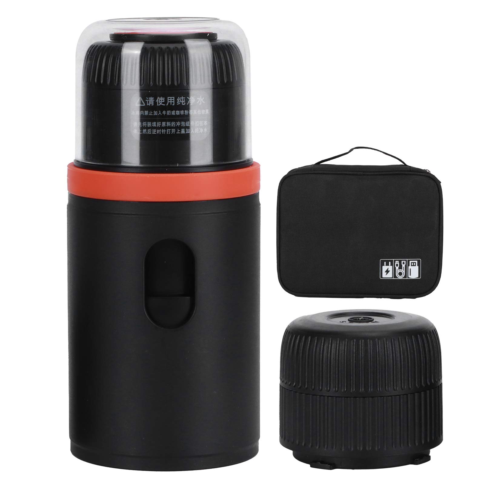 Portable Manual Coffee Maker for Capsules - Hand Press Espresso Machine with 3 Dedicated Bases | Perfect for Camping, Office & Travel Use