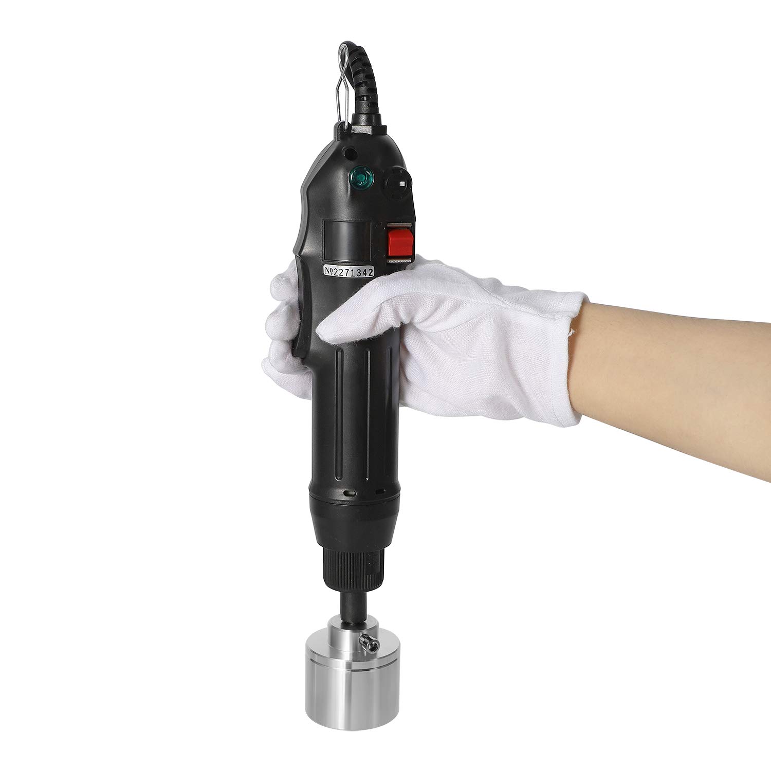 CGOLDENWALL Electric Bottle Capping Machine - Portable Handheld Cap Sealer for 10-50mm Bottles (110V, Black) | Perfect for Home Brewing, DIY Projects & Small Business Packaging
