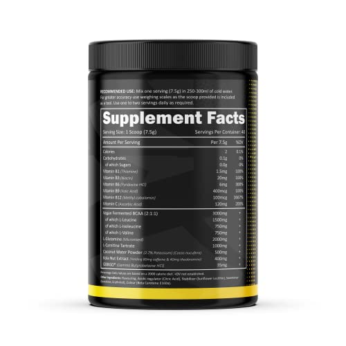 Efectiv Nutrition Amino Lean 240g - Premium BCAA Supplement for Muscle Recovery & Energy Boost - Pineapple Flavor | Pre-Workout & Post-Workout Drink for Athletes & Fitness Enthusiasts