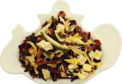 Organic Blood Orange Herbal Tea Bags - Caffeine Free Fruit Infusion, 100g (3.53oz) - Perfect for Relaxation & Afternoon Tea Time