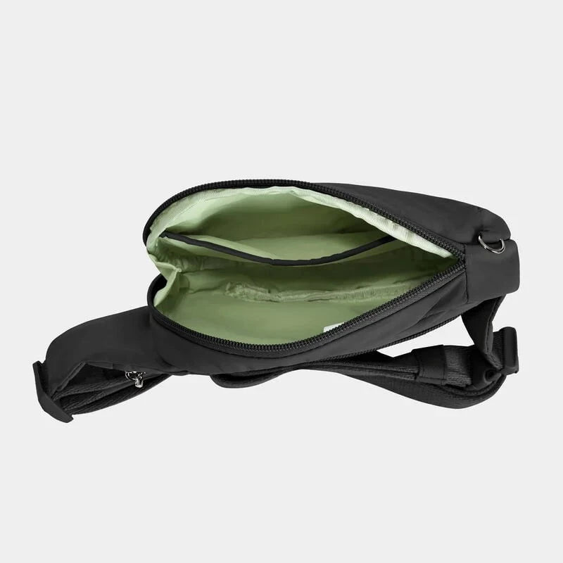 Travelon Roam Anti-Theft Compact Sling Bag - Secure Crossbody Purse for Travel, Commuting & Daily Use - RFID Blocking & Theft-Proof Design for Phone, Wallet & Essentials