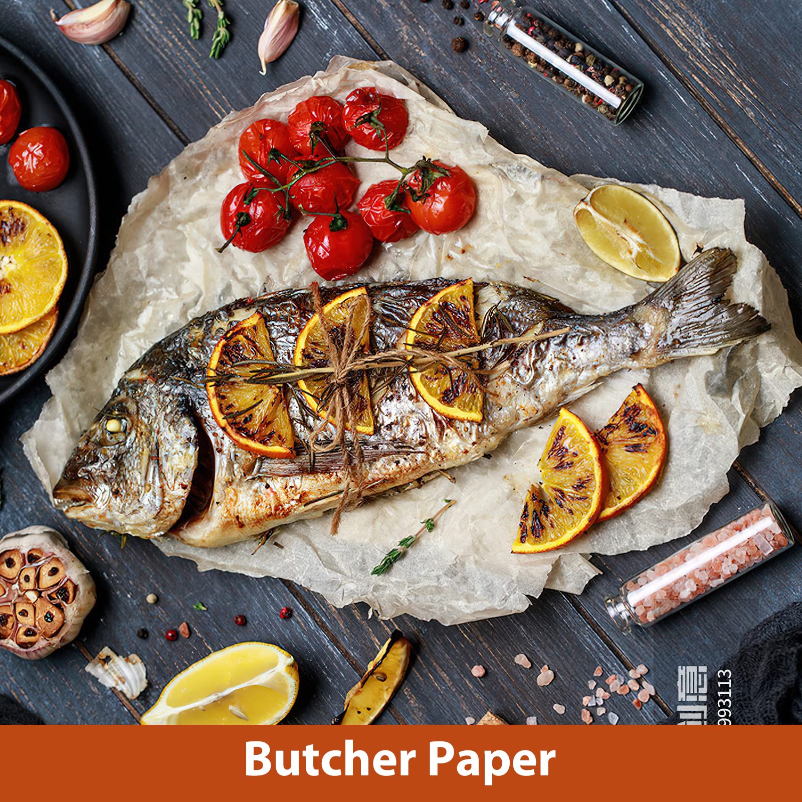Premium 100Pcs Brown Butcher Paper Sheets - 12x12 Inch Unwaxed Disposable Meat Wrapping Paper for BBQ Smoking, Sublimation Heat Press, Food Packaging & Crafts - Ideal for Restaurants, Catering & Home Cooking