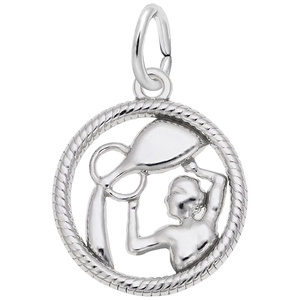 Aquarius Zodiac Charm Pendant - Sterling Silver 925 for Bracelets & Necklaces - Perfect for Birthday Gifts, Jewelry Making & Astrology Lovers