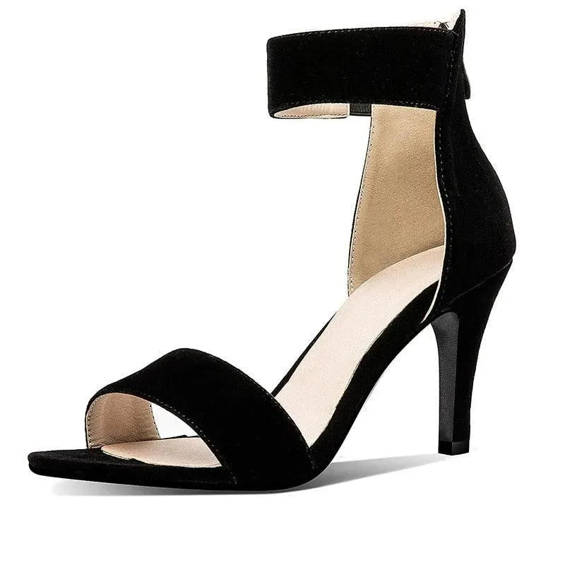 Women's Comfortable Buckle Strap Heel Sandals - Stylish Summer Wedges for Beach, Party & Casual Outfits