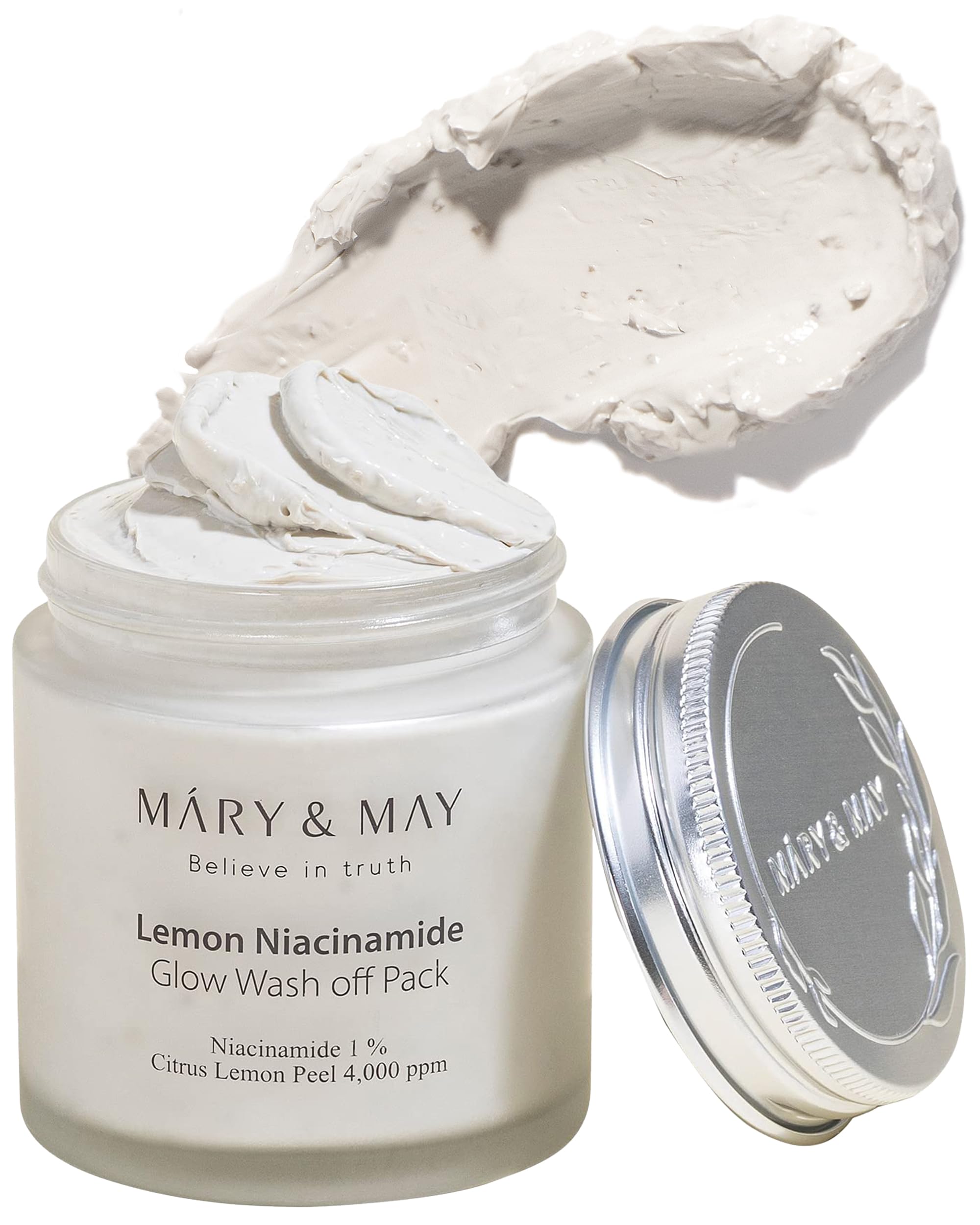 Mary&May Lemon Niacinamide Face Mask - Vitamin C Brightening & Hydration for Glowing Skin