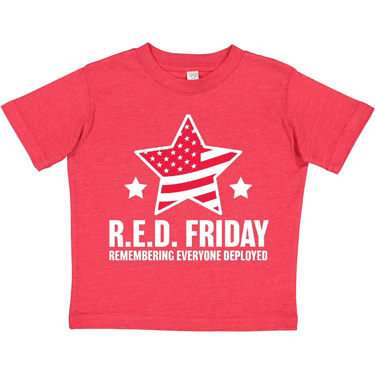 Inktastic Red Friday Remembering Everyone Deployed Toddler T-Shirt - Patriotic Kids Apparel for Military Support & Holidays
