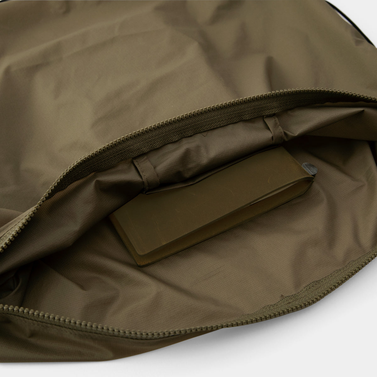 TRAVELER'S COMPANY x TO&FRO Medium Olive Shoulder Bag - Durable Travel & Everyday Carry Crossbody Purse for Men & Women