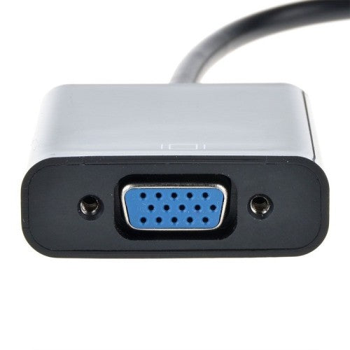 DisplayPort to VGA Female Adapter Cable - DP to VGA Converter (Male to Female) for PC, Laptop, Monitor, Projector - Ideal for Home Office, Gaming & Presentations