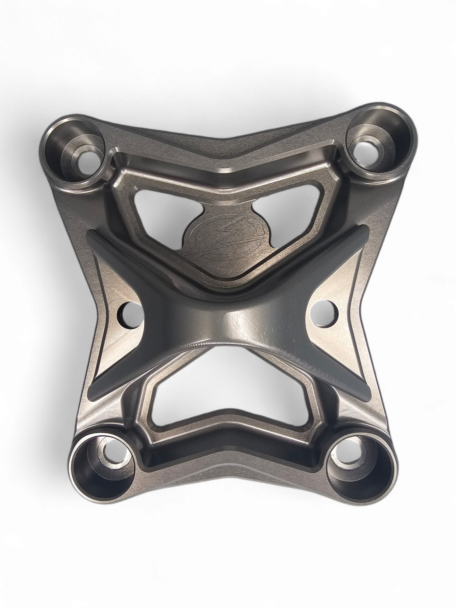 Can Am X3 Maverick 6 Bolt EOD XL Radius Rod Plate with Tow Hook (2017-Present) - Gun Metal RRP210013XL - Off-Road Protection & Recovery Accessory for Dune Bashing & Trail Riding