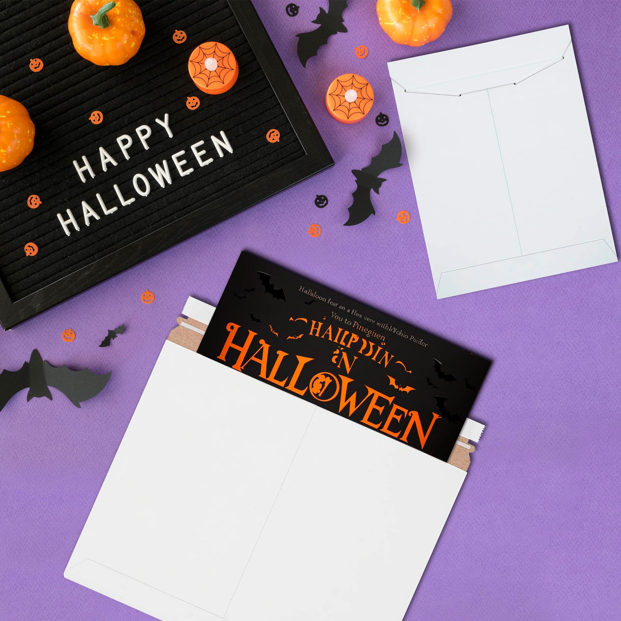 APQ White Rigid Mailers 14 7/8 x 11 7/8 Inches - Pack of 200 Sturdy Cardboard Photo Mailer Envelopes with Self-Seal Closure | Recyclable Flat Shipping Envelopes for Photos, Documents & Small Packages | Perfect for Ecommerce, Online Sellers & Small Business Shipping