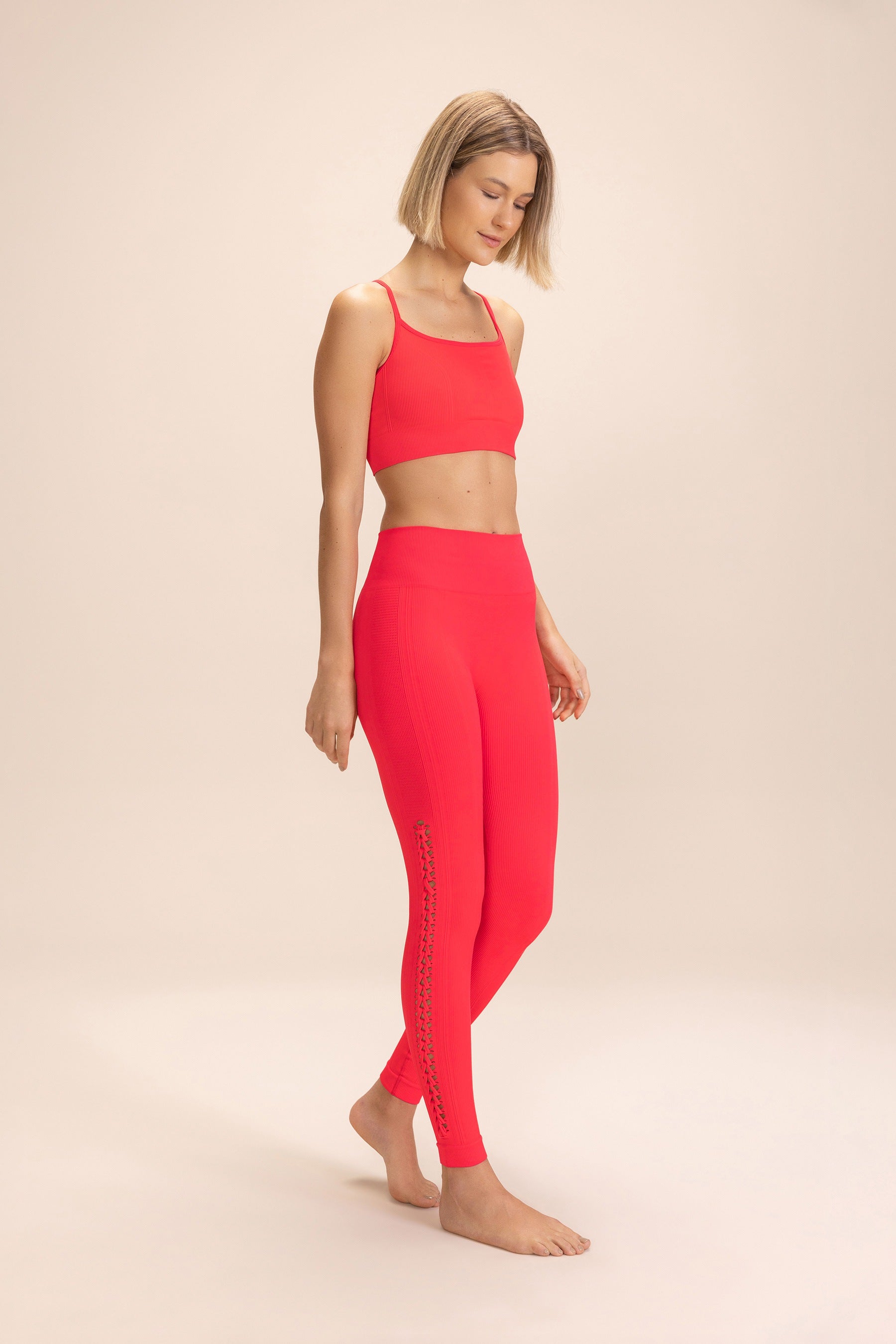 High Waist Seamless Leggings for Women - Comfortable & Stretchy Yoga Pants - Perfect for Workouts, Running, and Lounge Wear