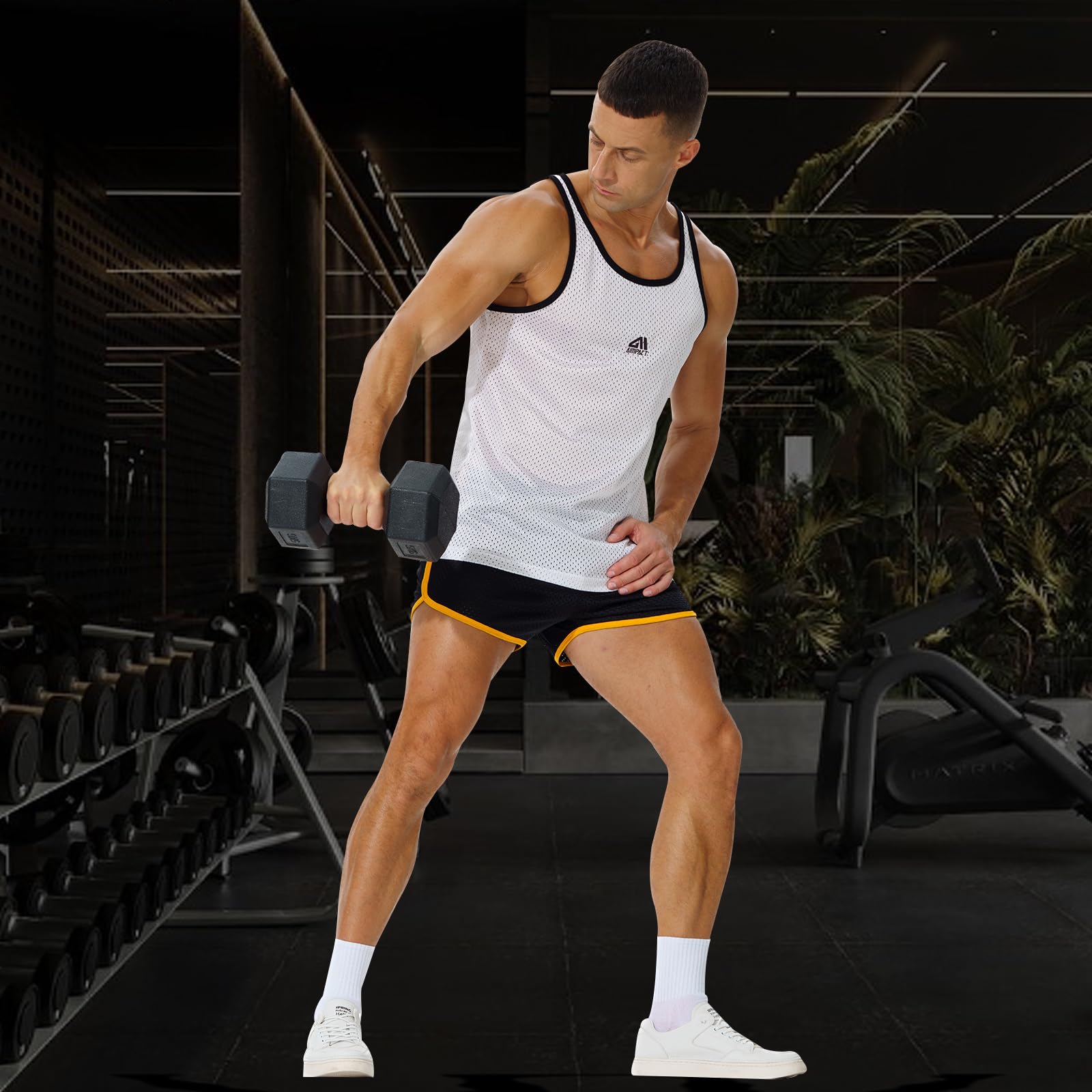 Men's Running Shorts - Breathable Workout Gym Shorts for Jogging, Training & Fitness | Lightweight & Comfortable for Sports, Exercise & Active Lifestyle