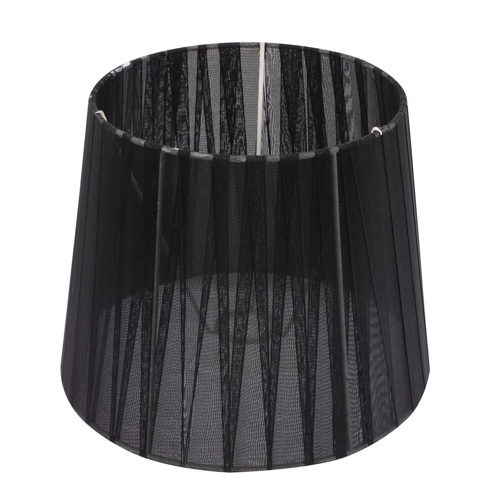 Simple Fabric Lamp Shade - Small Barrel Clip-On Lampshade for Table & Floor Lamps | Perfect for Bedroom, Living Room & Office Lighting Decor