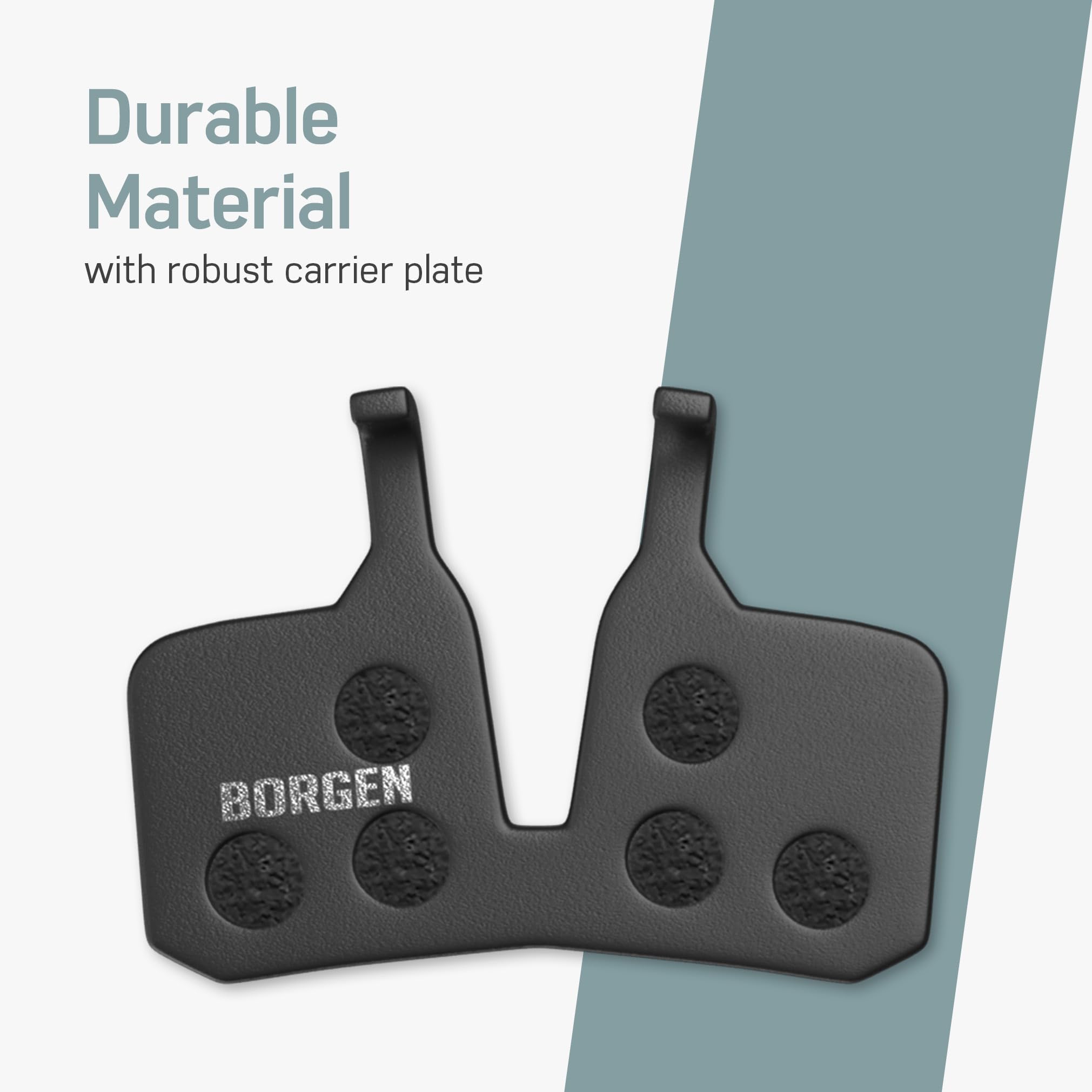 Borgen 2 Pairs Bike Brake Pads - Compatible with Magura MT5, MT7, 9P Hydraulic Disc Brakes | High-Performance Replacement Brake Pads for Mountain Bikes & Road Bikes | Perfect for Off-Road Cycling & Commuting