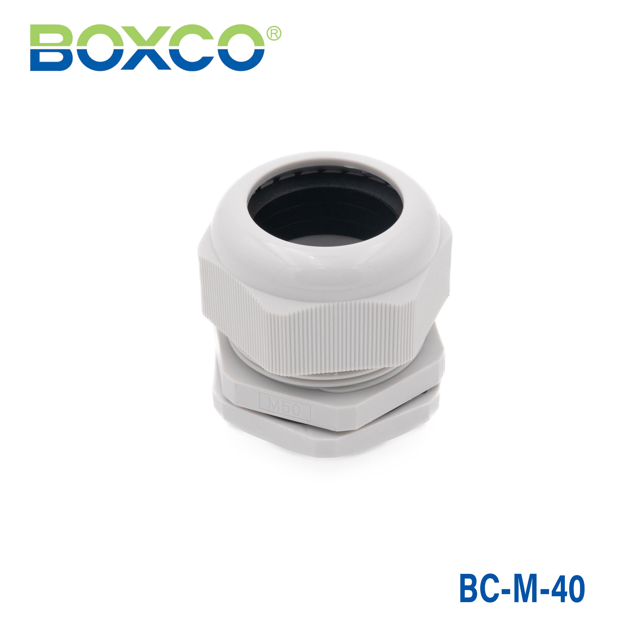 Boxco Plastic Cable Gland 0.87-1.26 Inches (22-32mm) - Waterproof Cable Connector for Electrical Wiring - Ideal for Outdoor, Industrial, and Marine Applications