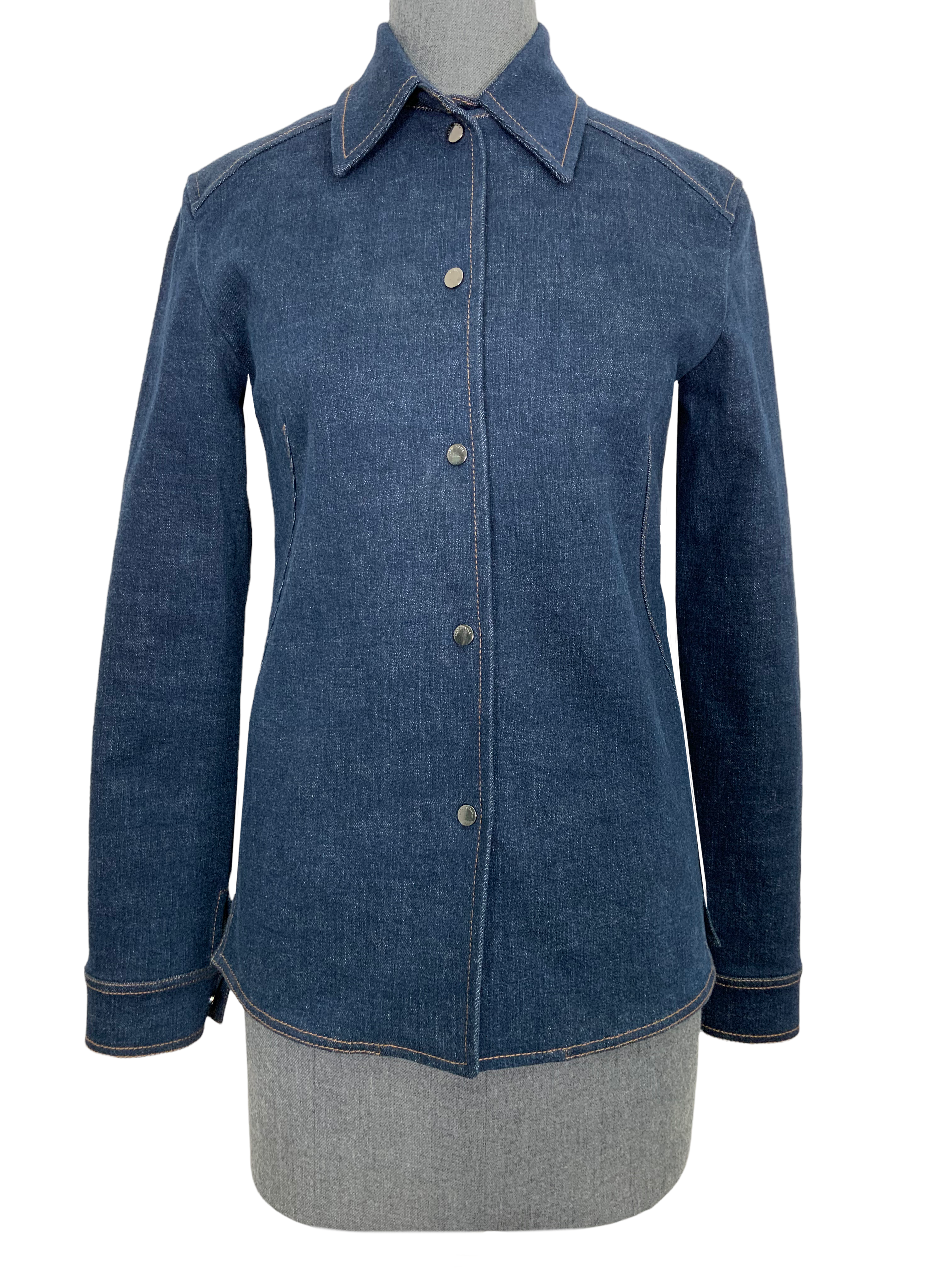 Loro Piana Brooklyn Denim Jacket for Men - Size S New With Tags (NWT) - Perfect for Casual Outings and Stylish Streetwear Looks