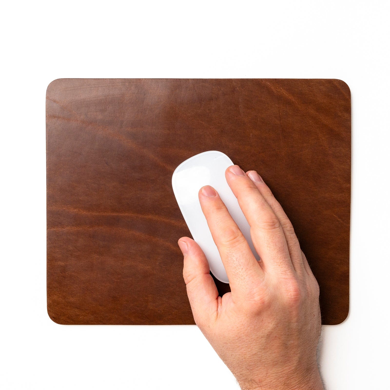 Premium Genuine Leather Mouse Pad - Non-Slip Desk Mat for Gaming & Office Work - Ergonomic Wrist Support for Computers & Laptops - Perfect for Home, Office & Gaming Setups