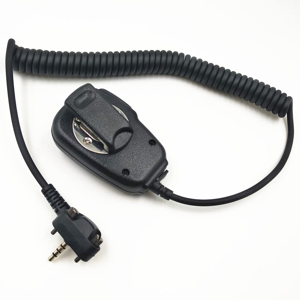 DAGIJIRD Waterproof Handheld Speaker Mic with 3.5mm Earpiece Jack - Compatible with Vertex VX231 VX261 VX459 Two Way Radios - Ideal for Construction, Security & Outdoor Communication