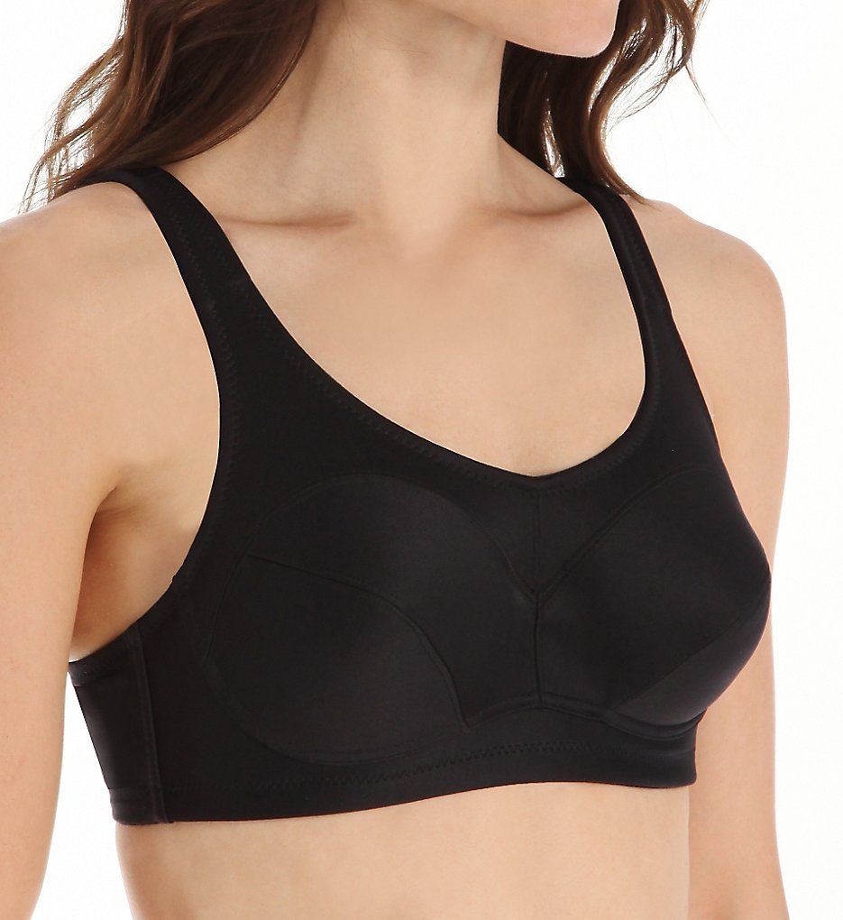 Lunaire Women's Coolmax High Impact Sports Bra - Moisture Wicking, Supportive Workout Top for Running, Yoga & Gym