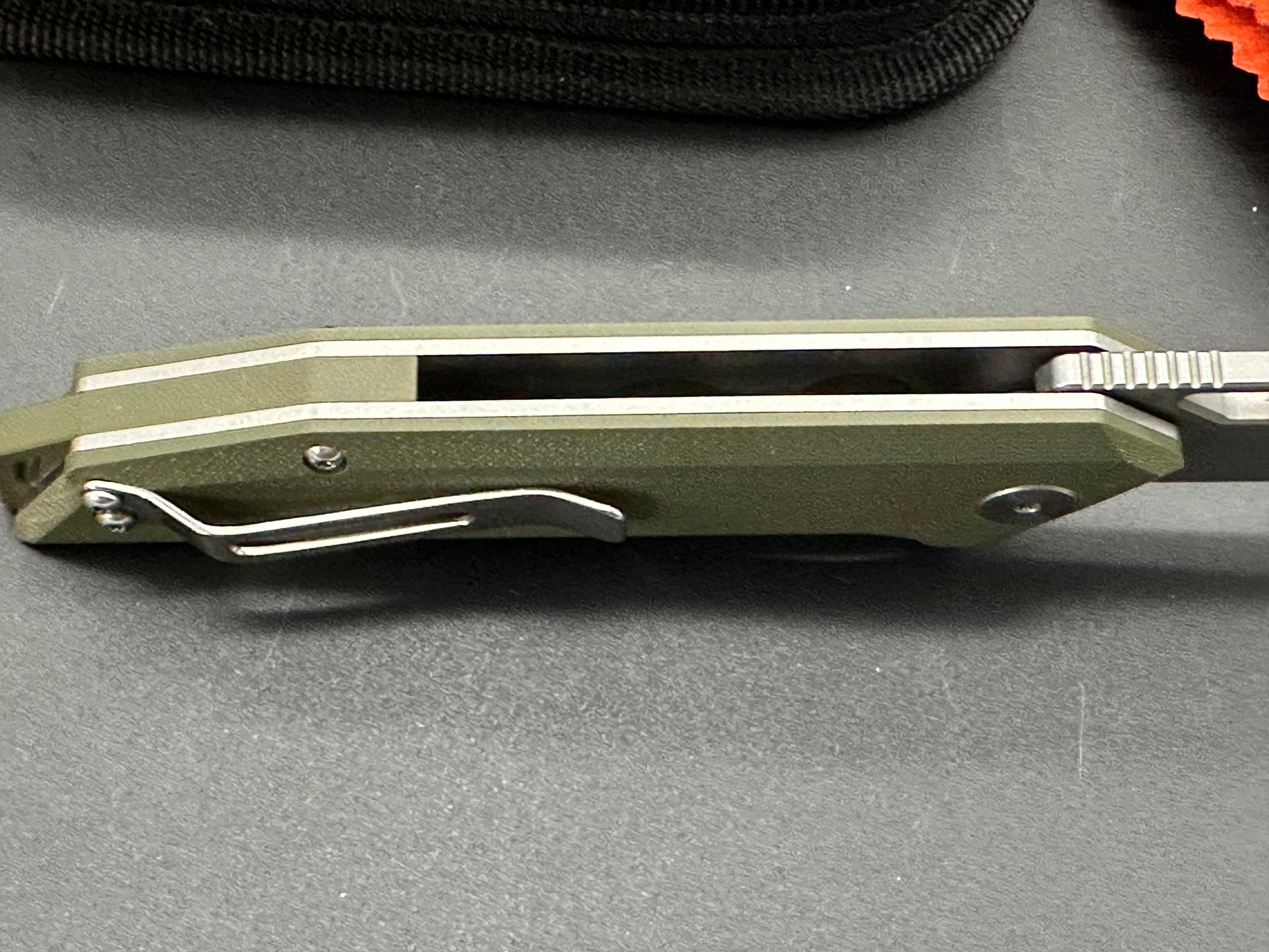 CMB LURKER Green G10 Folding Pocket Knife - Tactical EDC Knife for Outdoor Camping, Hiking & Survival Gear