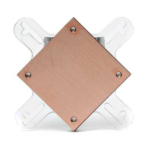 High-Performance CPU Water Cooling Block with Red Copper Base - Efficient Cooling for AMD & Intel Processors - Ideal for Gaming PCs & Overclocking Rigs