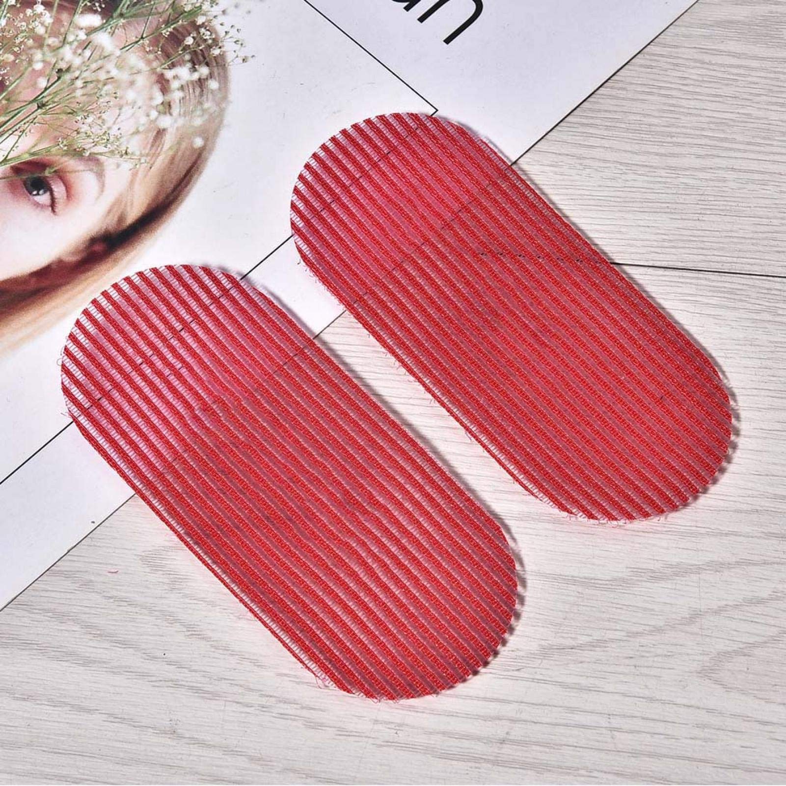 Non-Slip Hair Grippers & Fringe Holders - Red Hair Stickers for Men & Women - Secure Hair Pads for Home, Gym, and Outdoor Activities