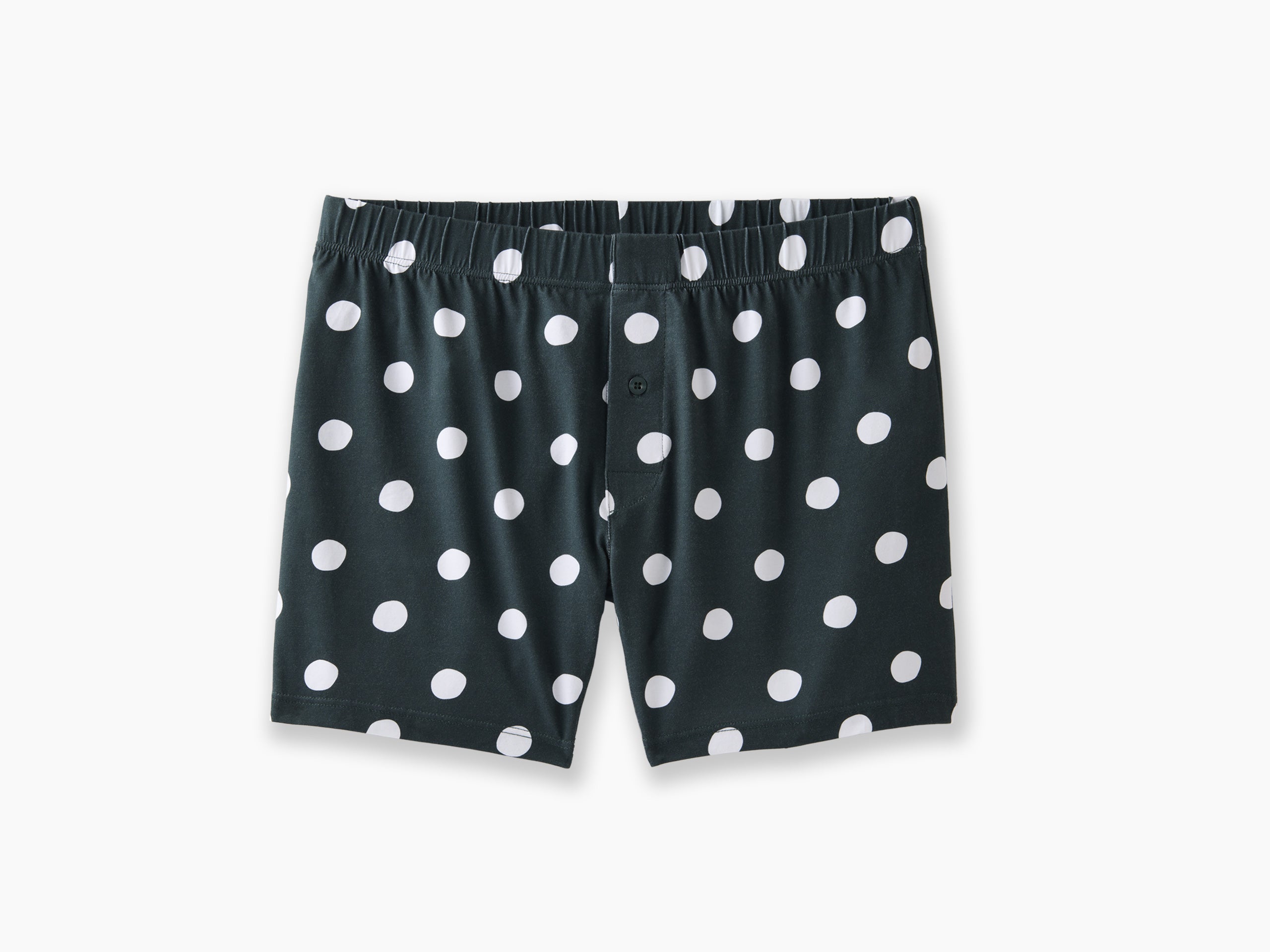Slim Fit Boxer Briefs for Men - Hunter Hand Drawn Dots Design | Comfortable Cotton Underwear for Daily Wear, Gym & Sleep