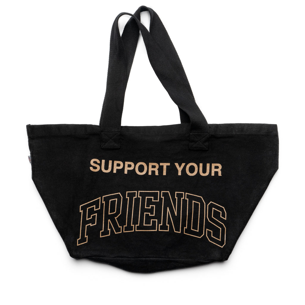 Kids of Immigrants Support Friends Tote Bag - Black | Stylish & Durable Cotton Canvas Tote for Everyday Use, Shopping, Beach & Work
