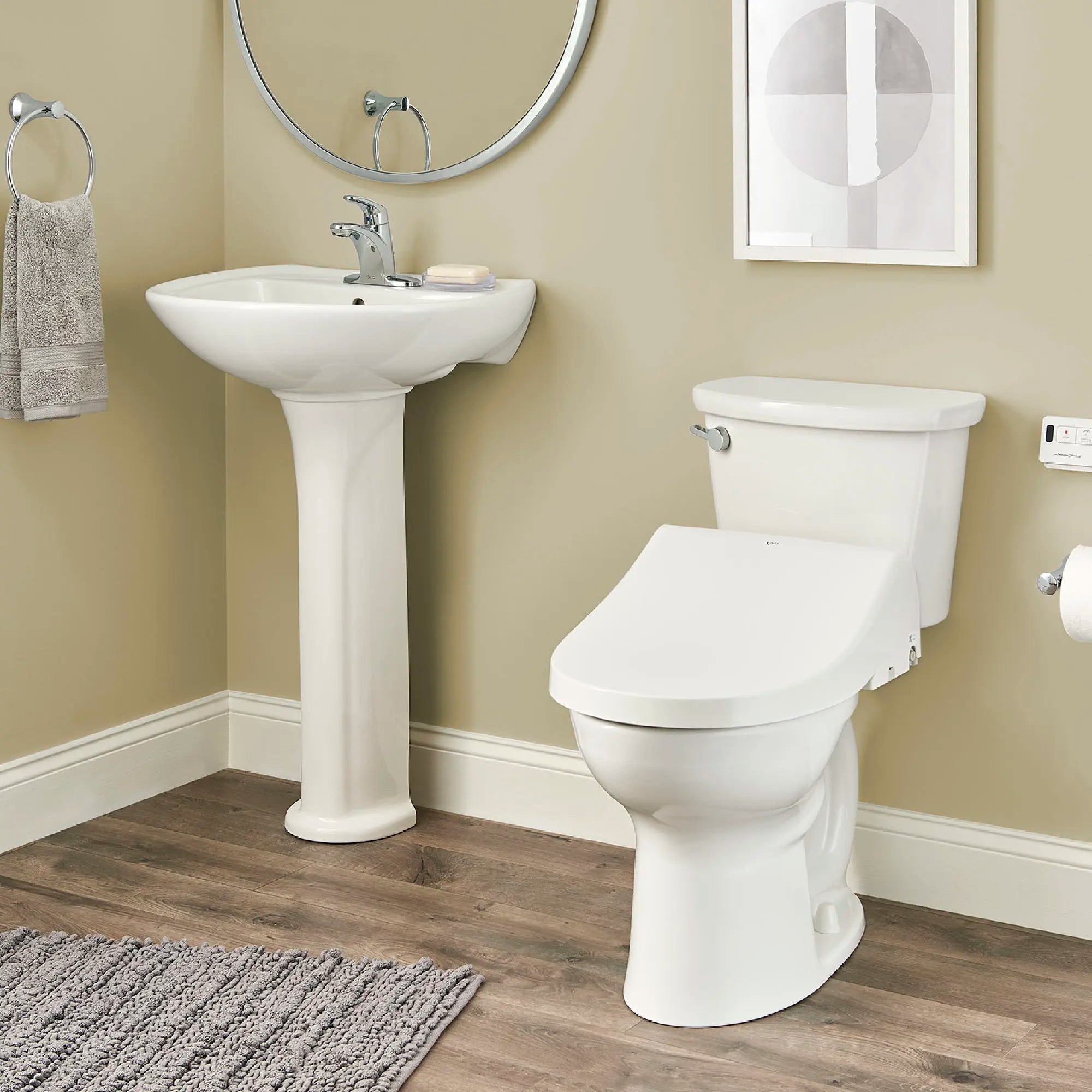 Cadet PRO Two-Piece 1.28 GPF/4.8 LPF Elongated Chair Height Toilet Bowl - Water-Saving, Comfort Height Design for Bathroom & Powder Room Renovations
