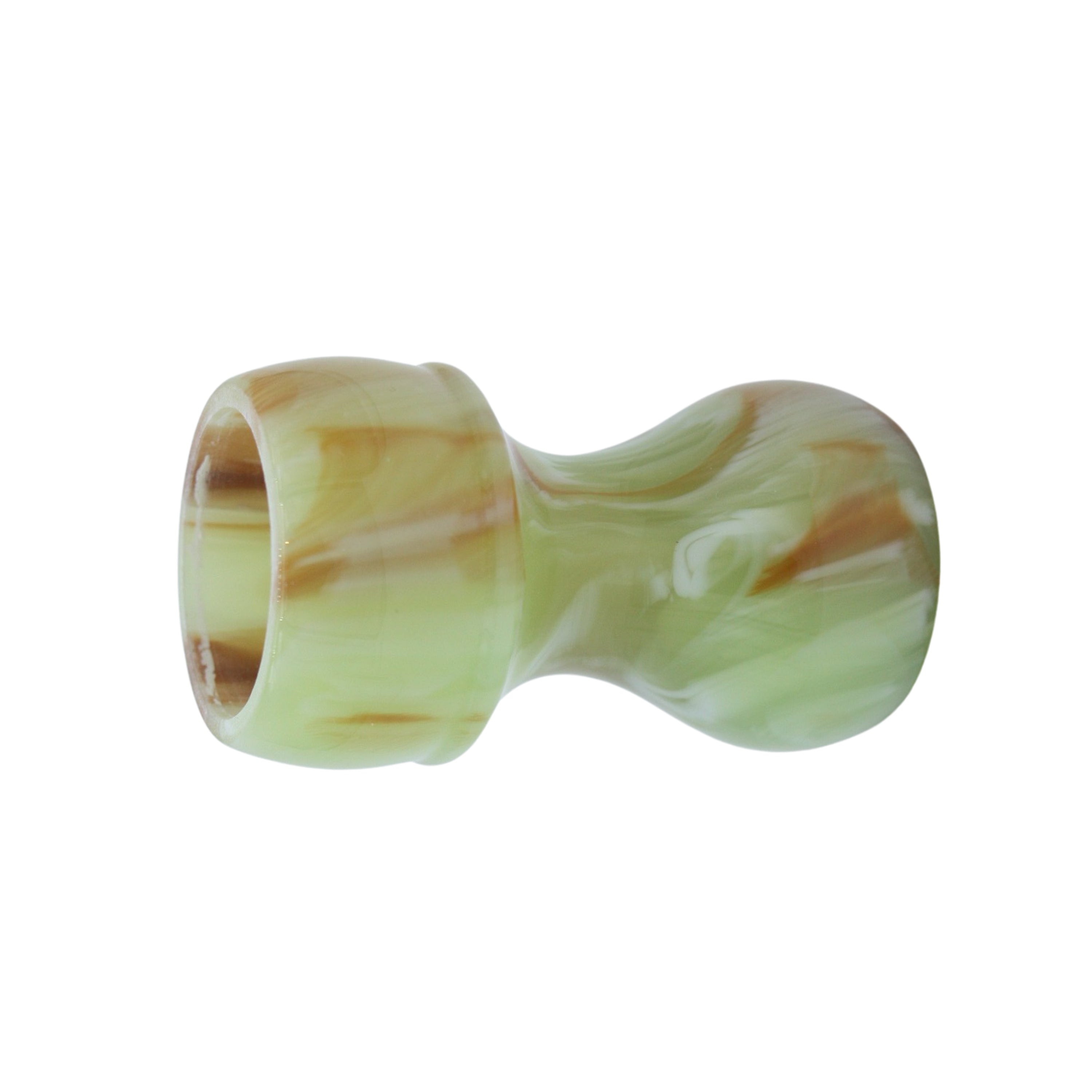 Premium Jade Handcrafted Shaving Brush Handle for Men - Fits 24mm & 26mm Knots - Luxury Wet Shaving & Grooming Gift for Beard Care Enthusiasts