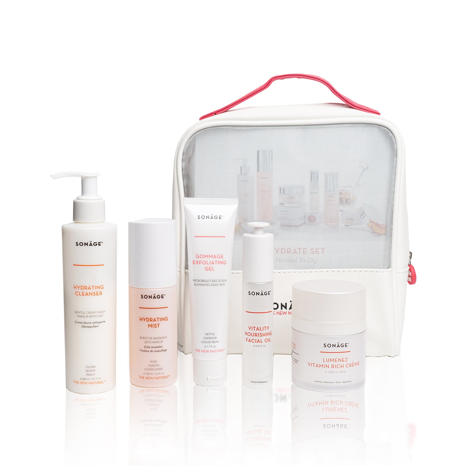 Best Hydrating Skincare Set for Dry Skin & Fine Lines - Anti-Aging Moisturizing Kit for Face & Neck Care