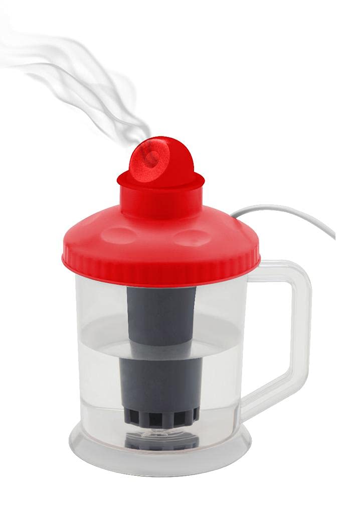 Tapia 3-in-1 Face, Nose & Cough Steamer - Plastic Vaporizer with Nozzle Inhaler & Facial Sauna for Adults & Kids | Home Spa & Cold Relief Solution