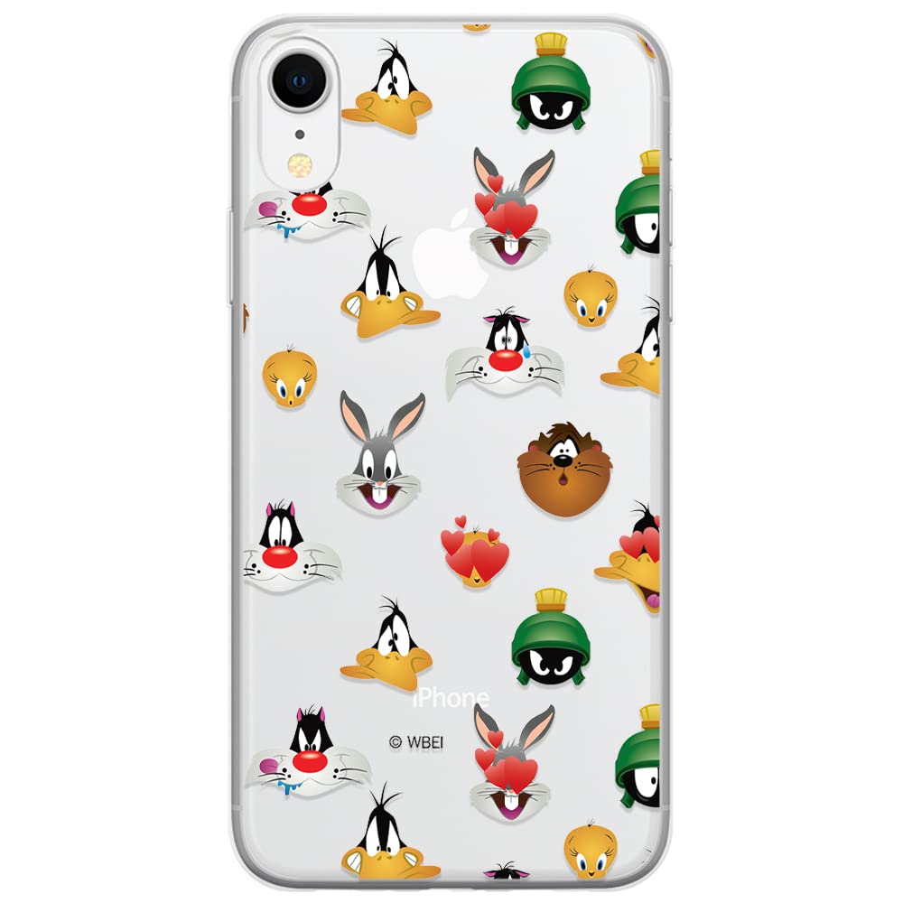 Original & Officially Licensed Looney Tunes 007 iPhone XR Case - Slim Fit, Semi-Transparent Protective Cover for Apple iPhone XR - Perfect for Everyday Use, Travel & Showcasing Your Style
