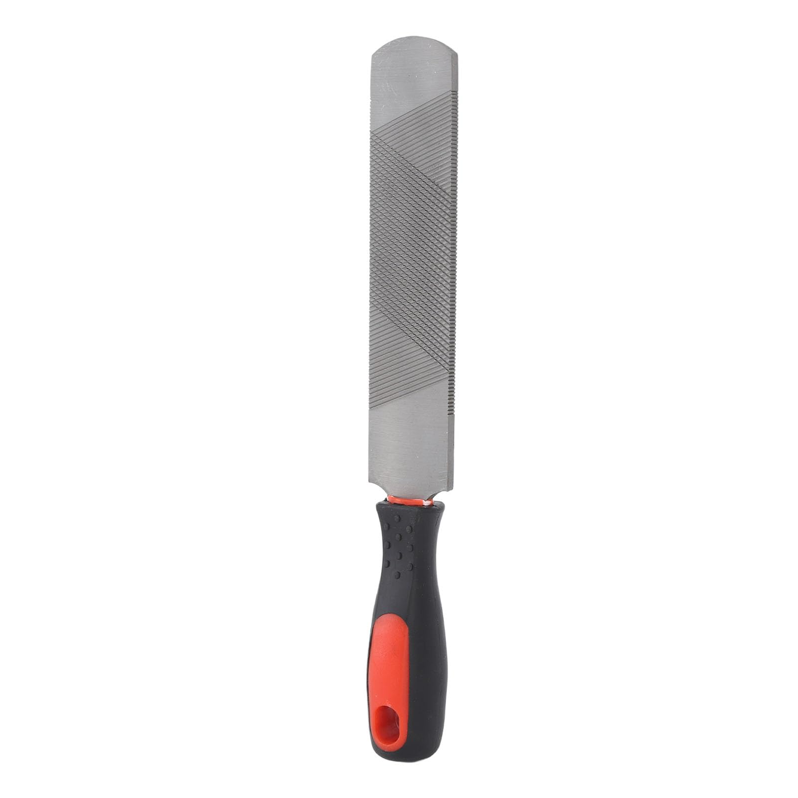 8 Inch Farrier Rasp File with Rubber Handle - Carbon Steel Hoof Trimming Tool for Horses, Pigs, Goats - Professional Farrier File for Horseshoes & Animal Hoof Care - Ideal for Stable, Farm, and Veterinary Use
