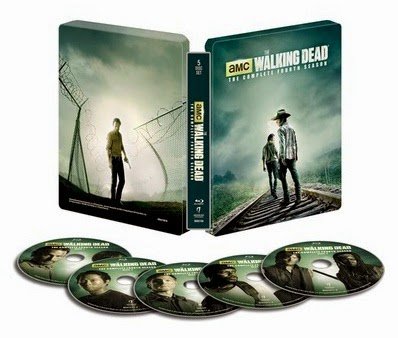 The Walking Dead Season 4 DVD - Complete TV Show Series Box Set | Horror, Drama, Zombie Apocalypse | Perfect for Fans & Collectors | Home Entertainment, Gift Idea, Movie Night