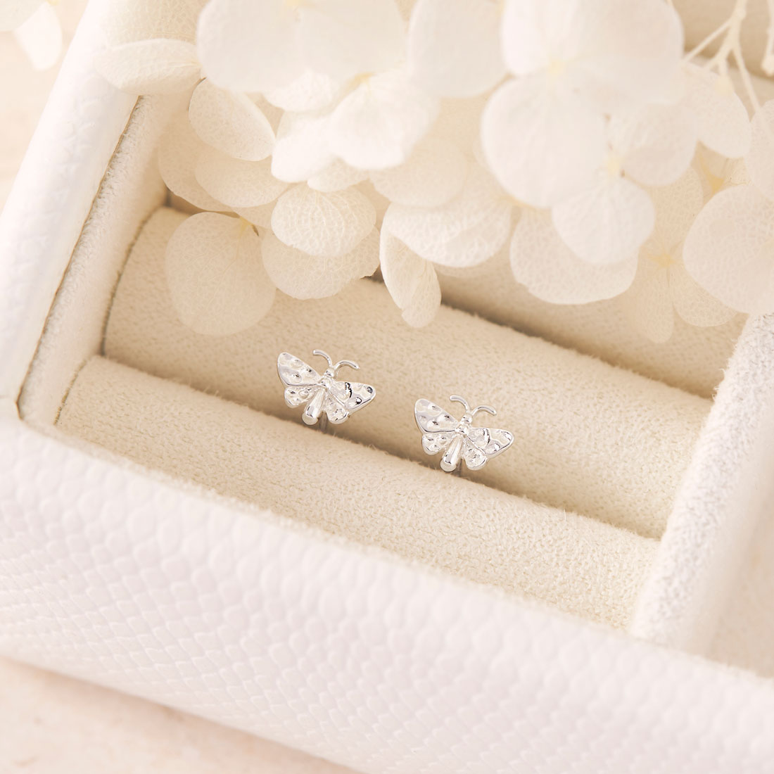 Dancing Butterfly Stud Earrings for Women - Elegant & Dainty Jewelry Gift for Her - Perfect for Parties, Weddings & Everyday Wear